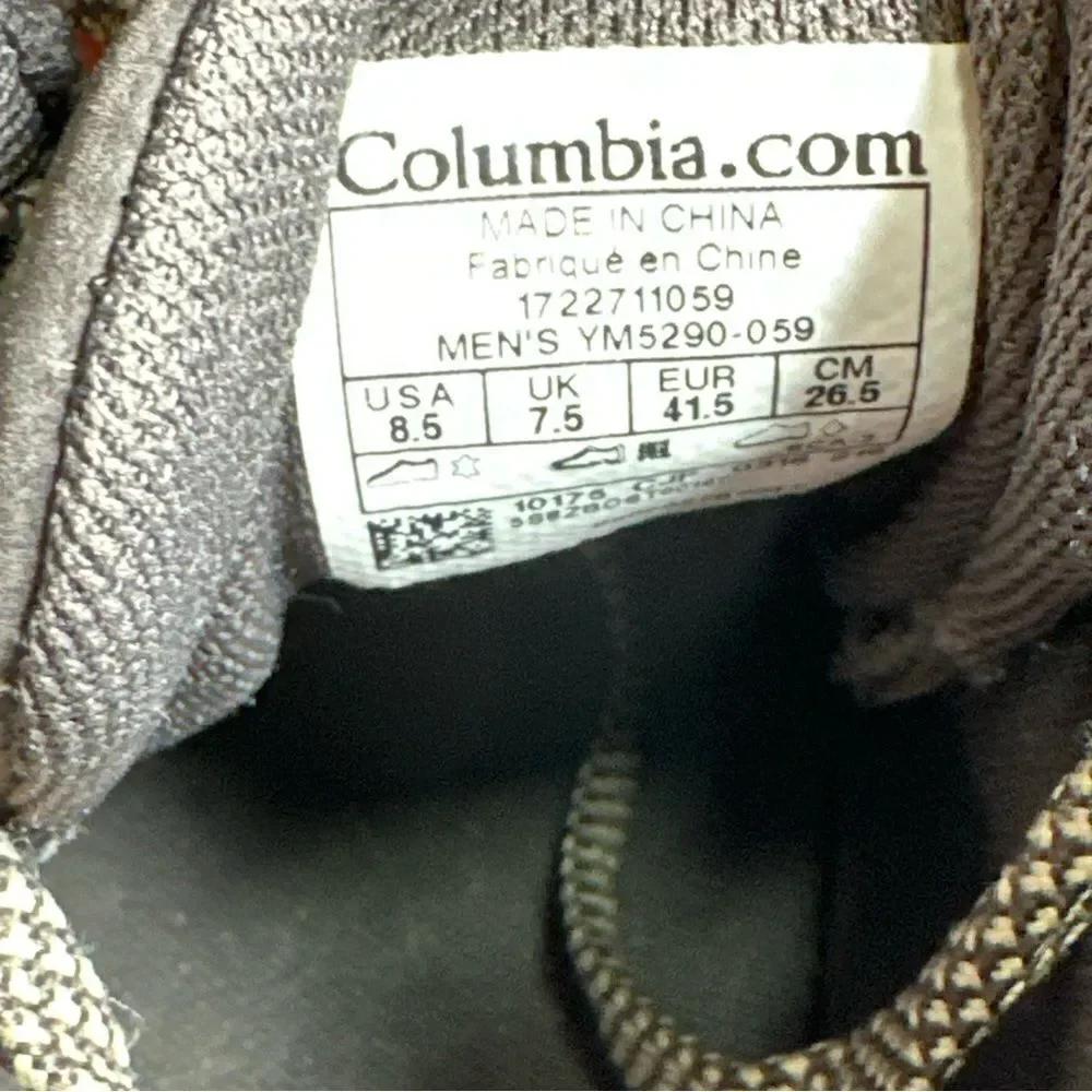COLUMBIA Three Passes Brown Leather Chukka boots YM5290-059 Men's Sz 8.5